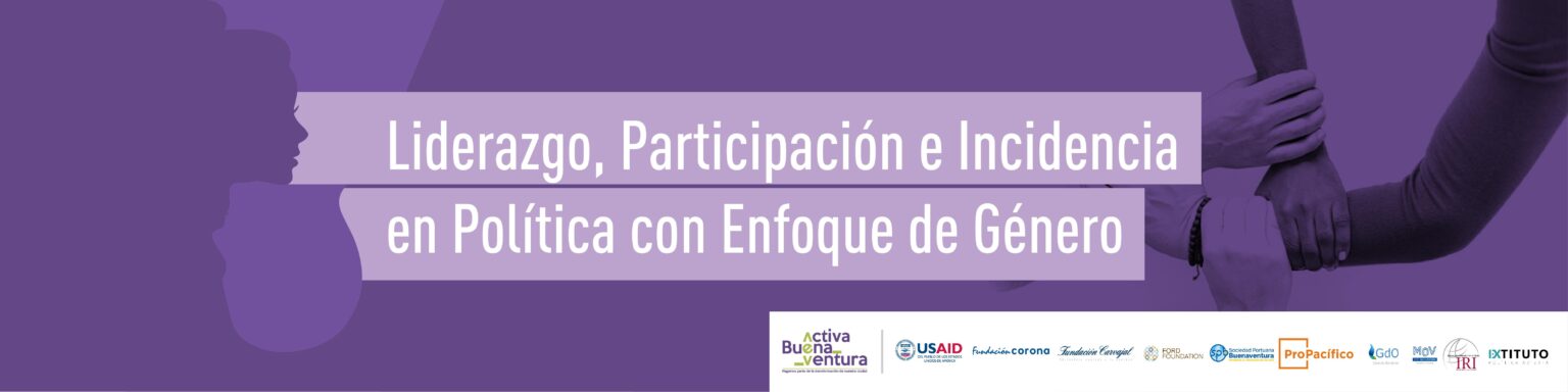 Diplomado "Liderazgo, Participación e Incidencia en Política con Enfoque de Género"